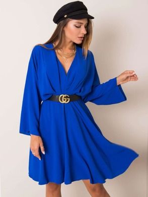 Sukienka damska, niebieska, Italy Moda