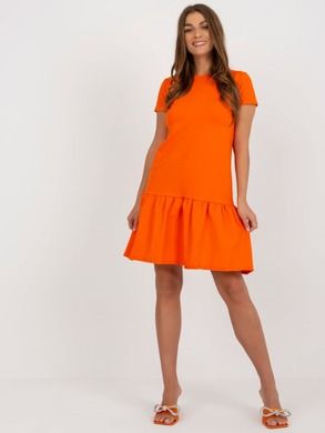 Sukienka damska, pomarańczowa, Lakerta