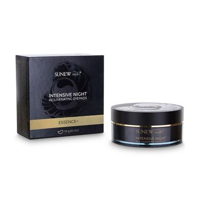 SunewMed+, Essence+ Intensive Night Rejuvenating Eyepads, intensywnie regenerujące płatki pod oczy na noc, 60 szt.