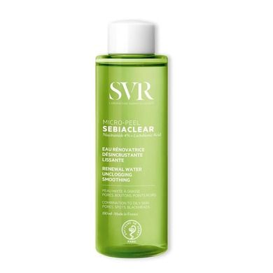 SVR, Sebiaclear Micro-Peel, mikropilingująca esencja odnawiająca skórę i odblokowująca pory, 150 ml