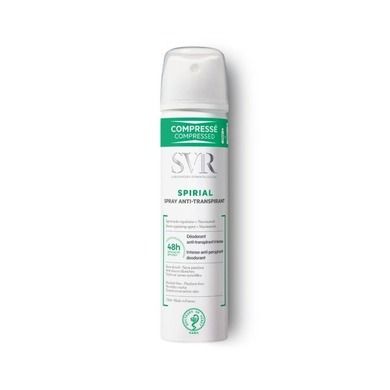 SVR, Spirial Spray Anti-Transpirant, 48-godzinny intensywny antyperspirant, 75 ml