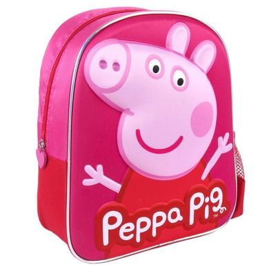 Świnka Peppa, plecak 3D dla przedszkolaka, różowy