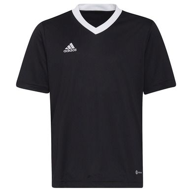 T-shirt chłopięcy, czarny, Adidas Entrada 22
