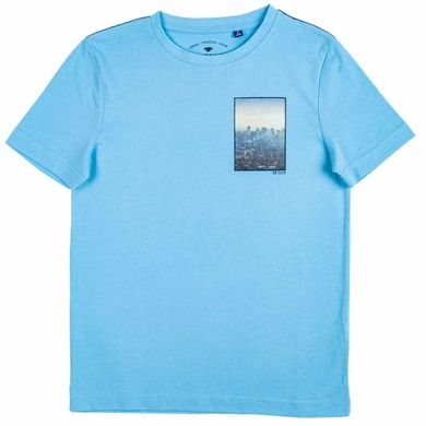 T-shirt chłopięcy, niebieski, Tom Tailor