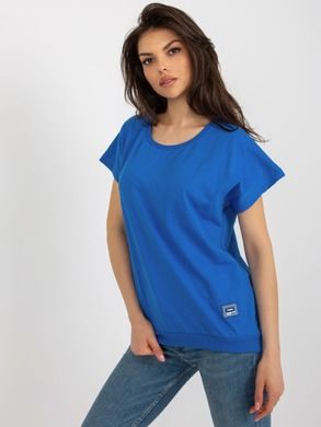 T-shirt damski, niebieski, Relevance