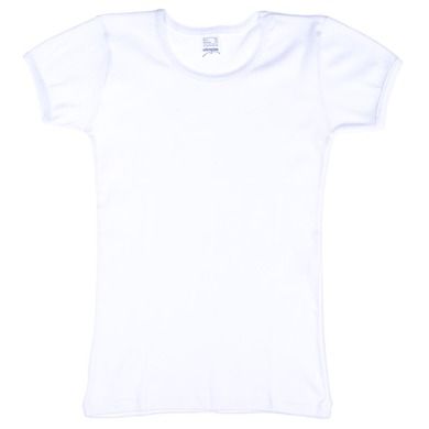 T-shirt dziewczęcy, biały, Olimpias