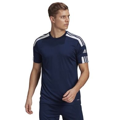 T-shirt męski, granatowy, Adidas Squadra 21 JSY