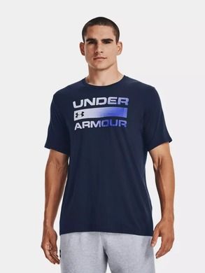 T-shirt męski, granatowy, Under Armour
