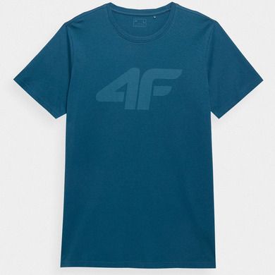 T-shirt męski, niebieski, 4F