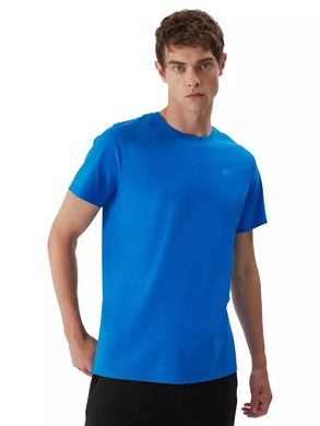 T-shirt męski, niebieski, 4F