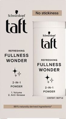 Taft, puder do włosów, 2in1 refreshing fullness Wonder, 10 g