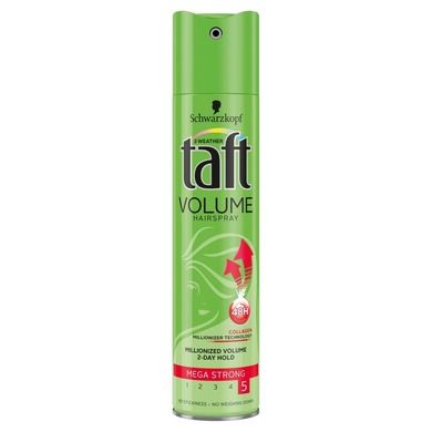Taft, Volume Collagen, lakier do włosów, mega mocny, 250 ml