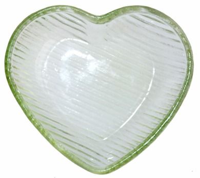 Talerzyk serce, jasno-zielony