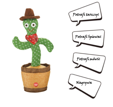 Tańczący kaktus Cowboy, zabawka