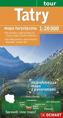 Tatry. Mapa turystyczna 1:20 000