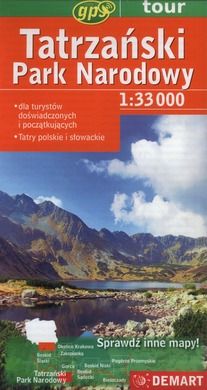 Tatrzański Park Narodowy. Mapa turystyczna 1:33 000