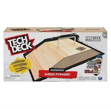 Tech Deck, drewniana rampa + deskorolka