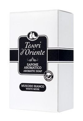 Tesori d'Oriente, aromatyczne mydło w kostce, muschio bianco, 125g