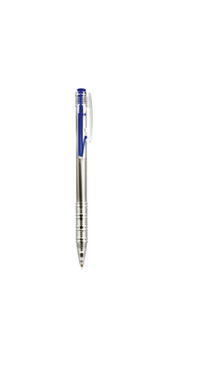 Tetis, długopis automatyczny, niebieski, 0.7 mm