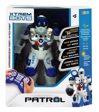 TM Toys, Patrol, robot zdalnie sterowany, zabawka interaktywna