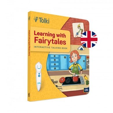Tolki Book. Learning with Fairytales. Interactive talking book. Wersja angielska. Wersja angielska