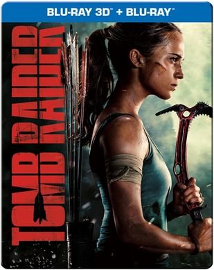 Tomb Raider. Steelbook. Blu-Ray 3D + Blu-Ray