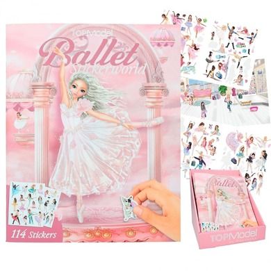 Top Model, Ballet, zestaw z naklejkami, 114 szt.