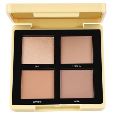 Topface, Maestro Academy, Mineralist Contour, paleta do konturowania twarzy, 002