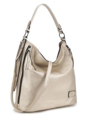 Torebka shopper, złota, Luigisanto