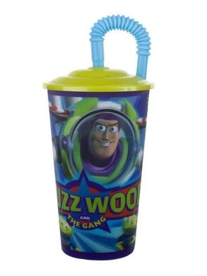 Toy Story, kubek plastikowy ze słomką, 600 ml