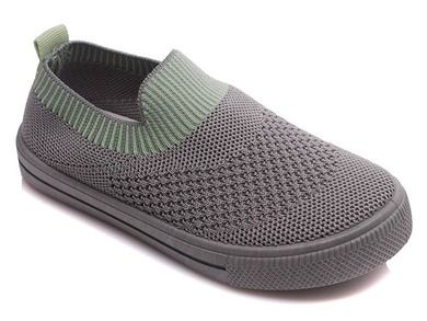 Trampki slip on chłopięce, szare, Weestep