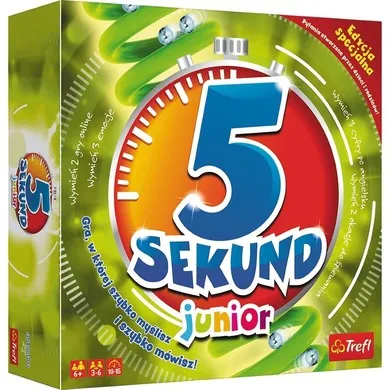 Trefl, 5 Sekund, Junior 2.0, gra familijna, edycja specjalna