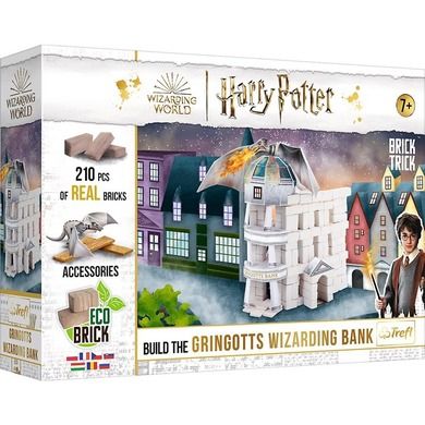 Trefl, Buduj z cegły, Harry Potter, Gringotts Wizarding Bank M, zestaw kreatywny