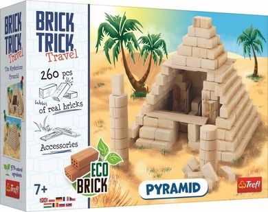 Trefl, Buduj z cegły, Podróże, Piramida, zestaw kreatywny, 260 elementów