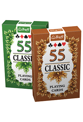 Trefl, Classic, karty, 55 listków