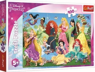 Trefl, Czarujące Księżniczki Disneya, puzzle, 100 elementów