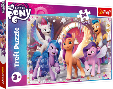 Trefl, My Little Pony, Radość Kucyków Pony, puzzle maxi, 24 elementy