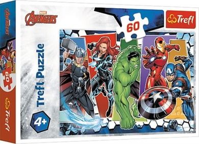 Trefl, Niezwyciężeni Avengersi, puzzle, 60 elementów