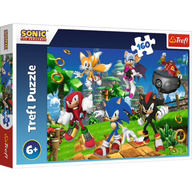 Trefl, Sonic, Sonic i przyjaciele, puzzle, 160 elementów