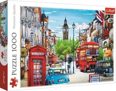 Trefl, Ulica Londynu, puzzle, 1000 elementów