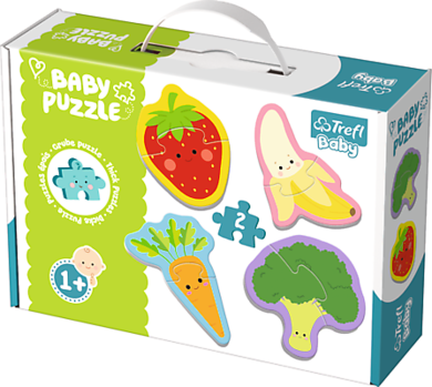Trefl, Warzywa i owoce, puzzle baby