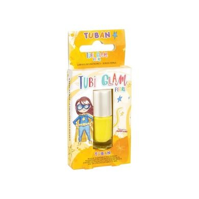 Tuban, Tubi Glam, lakier do paznokci, żółty perłowy