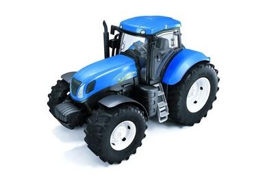 Tupiko, traktor, niebieski