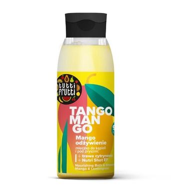 Tutti Frutti, tango mango, mleczko do kąpieli i pod prysznic, mango odżywienie, 400 ml