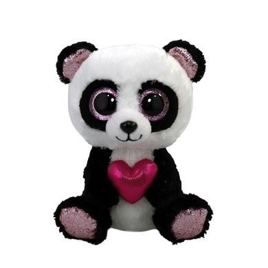 Ty, Beanie Boos, Esme panda z sercem, maskotka, 16 cm