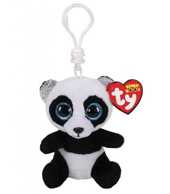 Ty, Beanie Boos, Panda Bamboo, maskotka breloczek, 8,5 cm