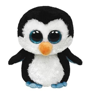 Ty, Beanie Boos, Pingwin Waddles, maskotka, 15 cm