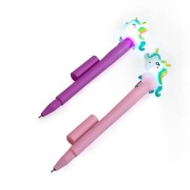 Unicorn, zestaw świecących długopisów, 2 szt.