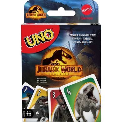UNO Jurassic World 3, rodzinna gra karciana