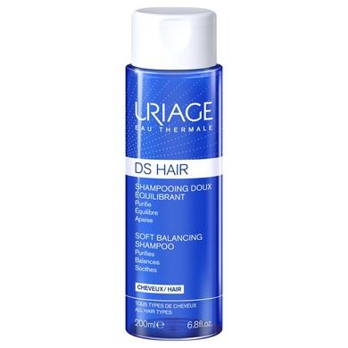 URIAGE, DS Hair Soft Balancing Shampoo, oczyszczający szampon równoważący, 200 ml